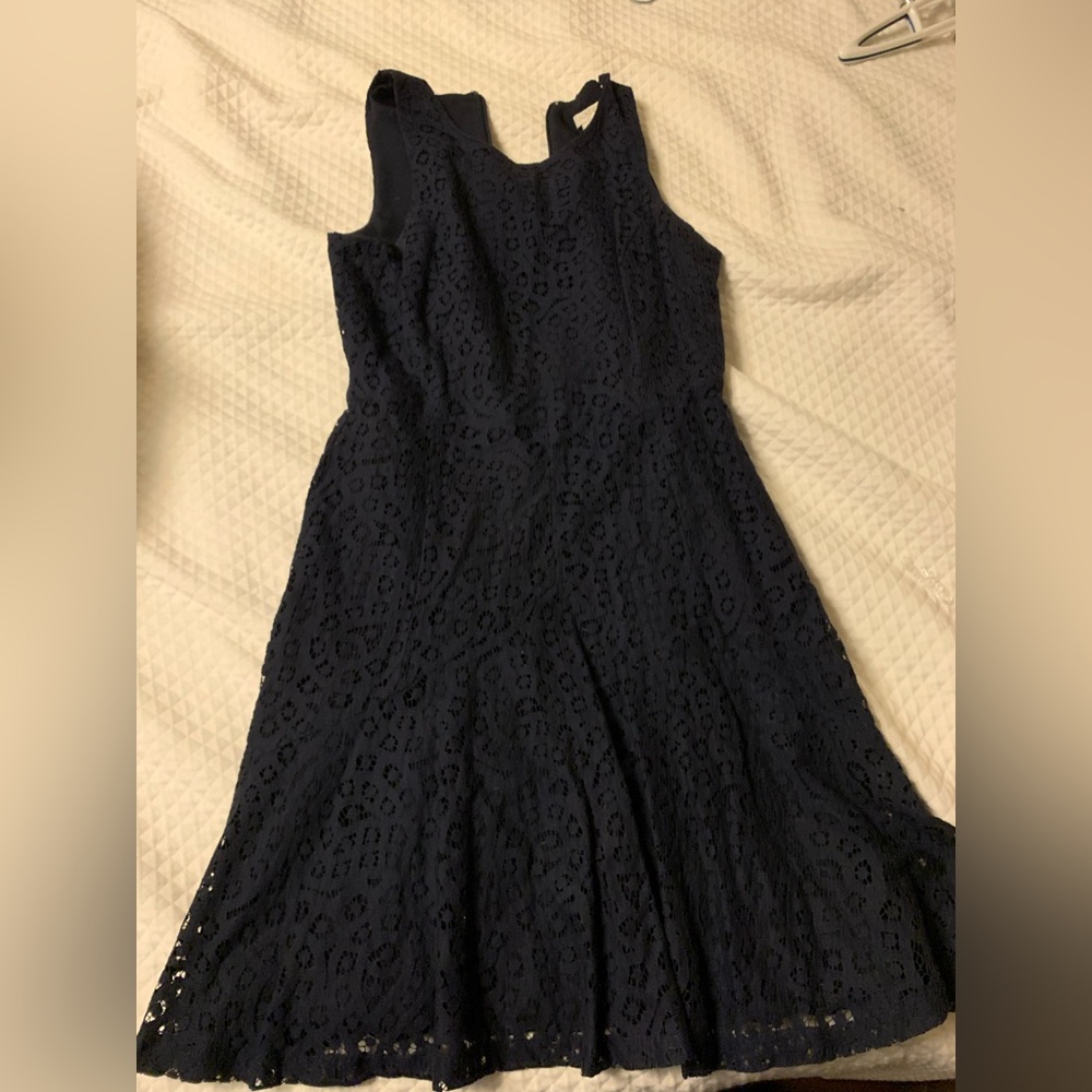 J. Crew size 2 navy lace sundress